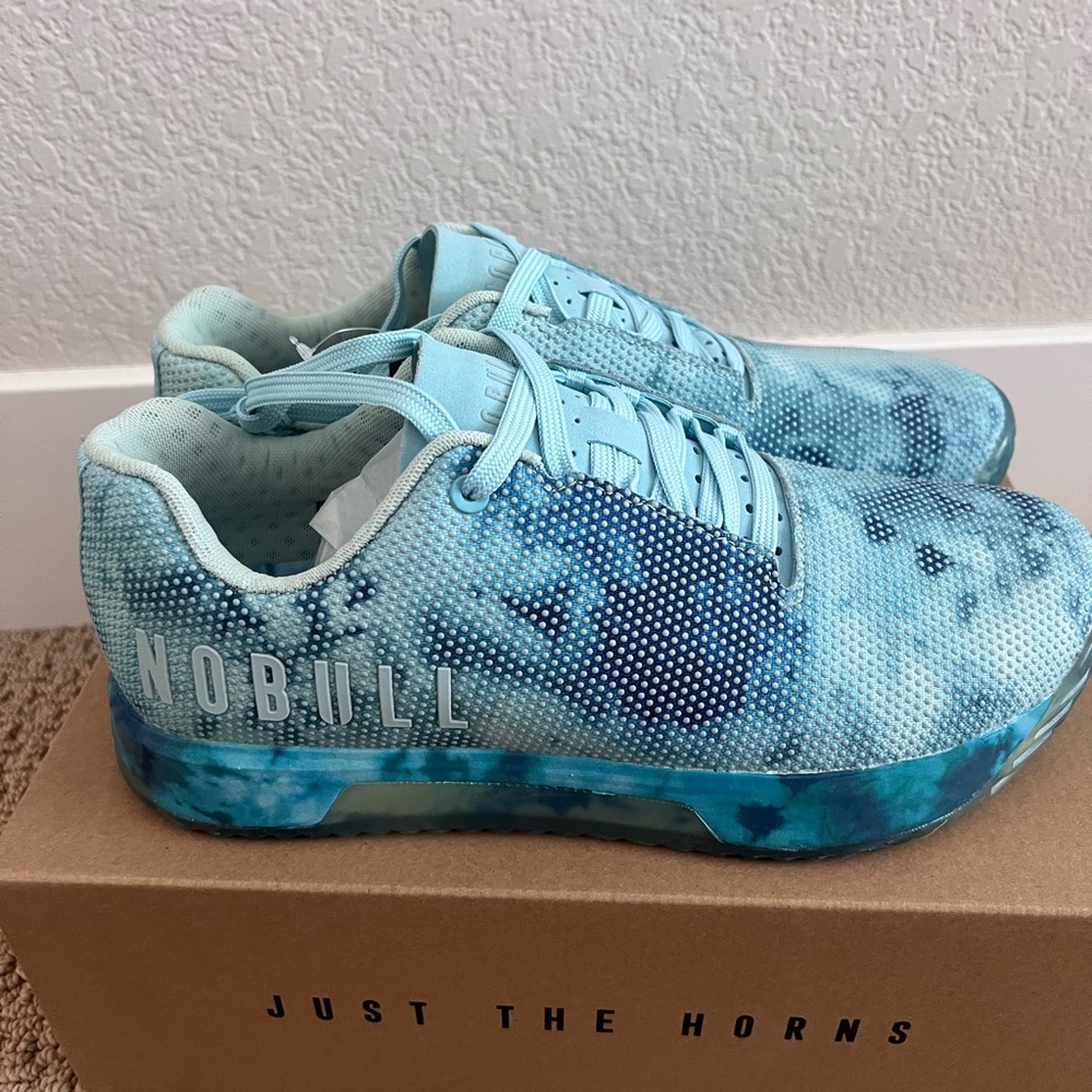 NOBULL Kids Aqua Blue Sneakers
